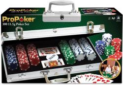 HRA Poker De Luxe 300 žetonů v kufříku pro dospělé (společenská hra)