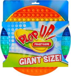 Hra Pop It antistresová Bubble Pops Mega 30cm XXL 170 bublin silikon kruh duhový