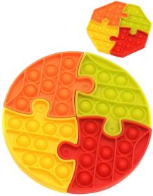 Hra Pop It puzzle antistresové 4 dílky skládačka Bubble Pops 2 druhy
