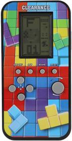Hra retro digitální Tetris Brick Game mobil padající kostky na baterie Zvuk 2 barvy
