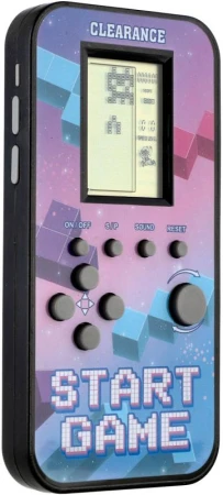 Hra retro digitální Tetris Brick Game mobil padající kostky na baterie Zvuk 2 barvy
