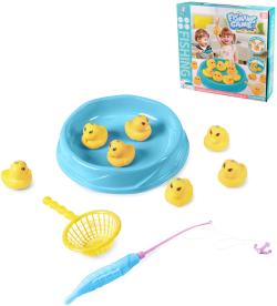 Hra rybaření lovení kachen dětský magnetický rybolov do vody