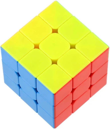 Hra skládací kostka (Rubikova) dětský hlavolam 3x3x3 plast