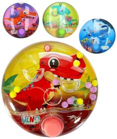 Hra vodní dinosaurus s míčky 4 druhy plast Hra vodní dinosaurus s míčky 4 druhy plast