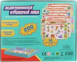 Hra výuková elektronická 10 listů s úkoly na baterie CZ Zvuk