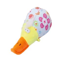 Hračka pes - plyšová kachna pískací 17 cm