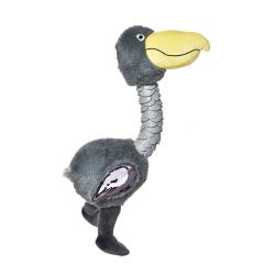 Hračka pštros plyš s odolným krkem pískací Hračka pštros plyš s odolným krkem pískací