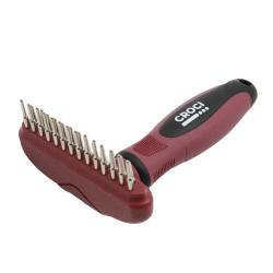 Hřeben hrábě dvouřadý vínový Croci Hřeben hrábě dvouřadý vínový Croci