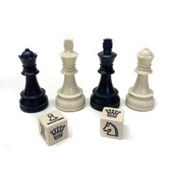 HSH FUNNY CHESS (dřevěná sada včetně šachových hodin s bonusem) (AKČNÍ CENA)