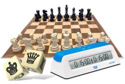 HSH FUNNY CHESS (rodinná sada včetně základních šachových hodin) (AKČNÍ CENA)