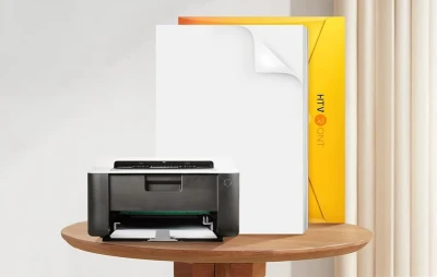 Htvront Glossy A4 bílá samolepicí fólie