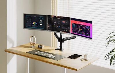 Huanuo HNTS3B-UK černý 17-32" trojitý držák monitorů