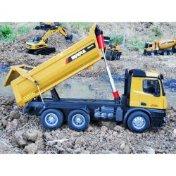 Huina Mercedes-Benz Arocs, profesionální celokovový proporcionální sklápěč, nosnost 3,5 kg