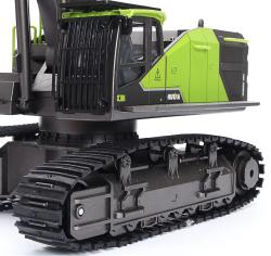 Huina RC Profi bagr ACV s kovovou lžící 1:14 s bouracím kladivem a 2x drapákem