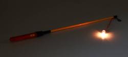 Hůlka barevná držák na lampion na baterie 60cm plast LED Světlo