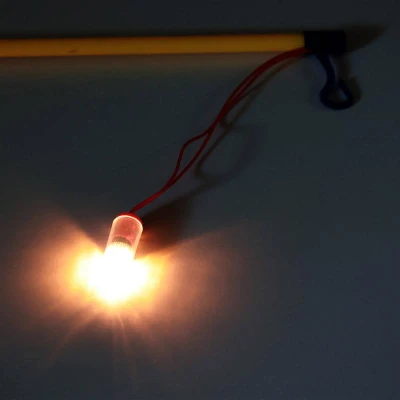 Hůlka barevná držák na lampion na baterie 60cm plast LED Světlo