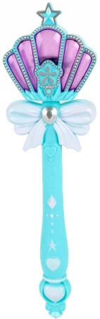Hůlka kouzelná ledová princezna set s korunkou na baterie Světlo