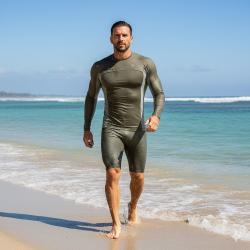 Hurley Pánske lycrové tričko CROSSING Paddle