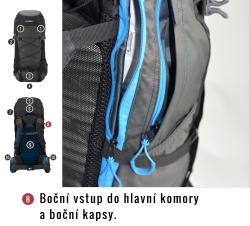 Husky Batoh Expedice Ribon 60l black + sleva 400,- na příslušenství