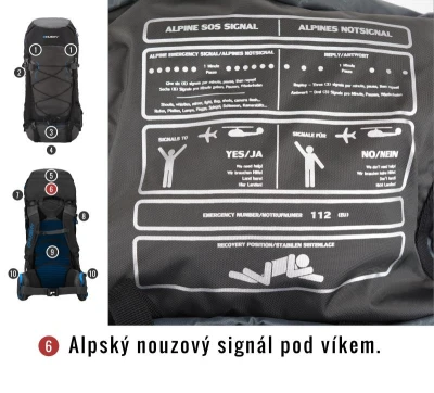 Husky Batoh Expedice Ribon 60l blue + sleva 400,- na příslušenství