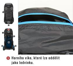 Husky Batoh Expedice Ribon 60l bordo + sleva 300,- na příslušenství