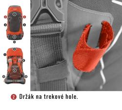 Husky Rony 50l black batoh expedícia