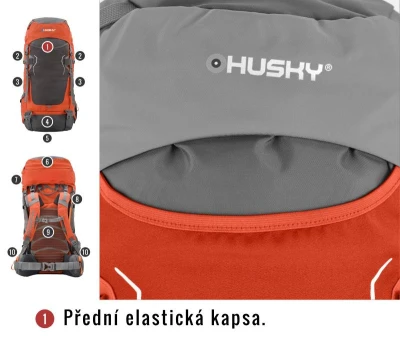 Husky Rony 50l blue batoh expedice