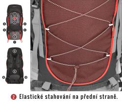 Husky Samont 60+10 l černá batoh expedice