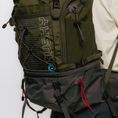 Husky Curly 40l dark green batoh Expedice / Turistika