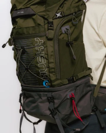 Husky Curly 40l dark green batoh Expedice / Turistika