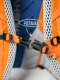 Husky Curly 40l tmavožltý batoh Expedícia / Turistika