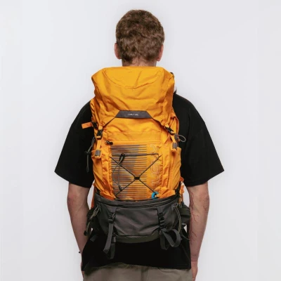 Husky Curly 40l dark yellow batoh Expedice / Turistika