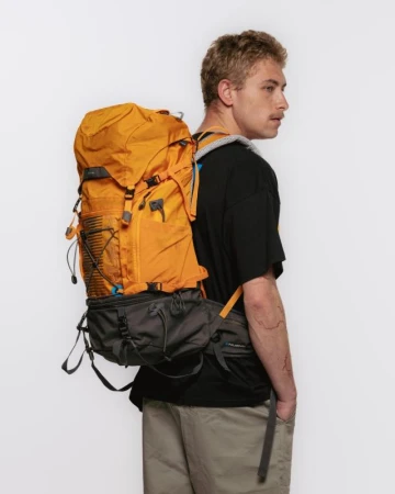 Husky Curly 40l dark yellow batoh Expedice / Turistika