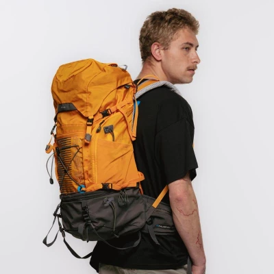 Husky Curly 40l dark yellow batoh Expedice / Turistika