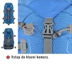 Husky Scape 38l modrý turistický batoh