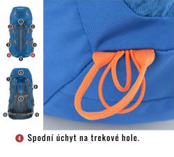 Husky Scape 38l modrý turistický batoh