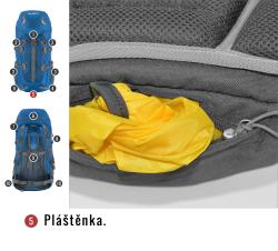 Husky Scape 38l modrý turistický batoh