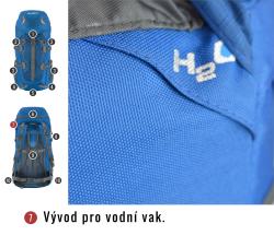 Husky Scape 38l modrý turistický batoh