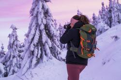 Husky Scape 38l modrý turistický batoh