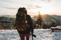 Husky Scape 38l modrý turistický batoh