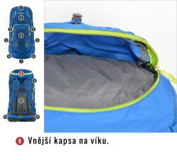 Husky Sloper 45 l černý batoh Expedice / Turistika