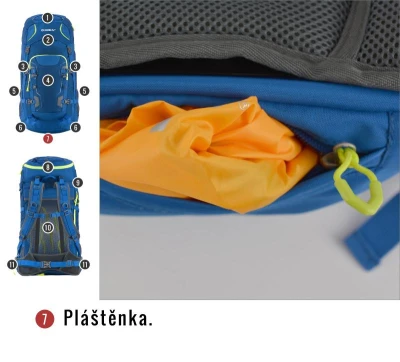 Husky Sloper 45 l černý batoh Expedice / Turistika