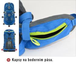 Huskyloper 45 l modrý batoh Expedice / Turistika S