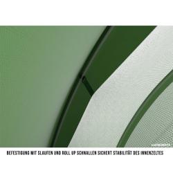 Husky Bird 3 Classic zelený turistický stan (VÝPRODEJ)