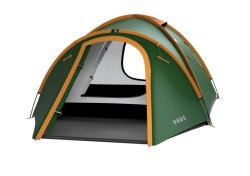 Husky Bizon 4 Classic zelený kempingový stan (VÝPRODEJ)