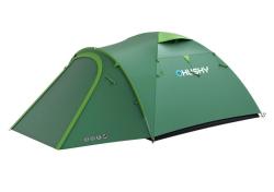 Husky Bizon 4 Plus zelený turistický stan pro 4 osoby (VÝPRODEJ)