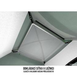 Husky Bizon 4 Plus zelený turistický stan pro 4 osoby (VÝPRODEJ)