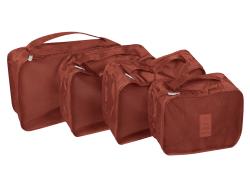 Husky Cestovní organizér Travel - set 4ks dark orange Husky Cestovní organizér Travel - set 4ks dark orange