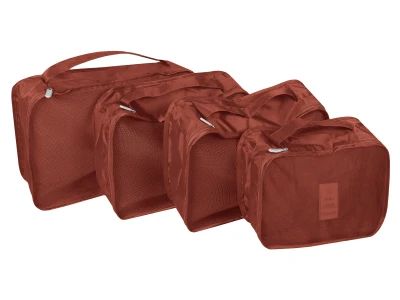 Husky Cestovní organizér Travel - set 4ks dark orange