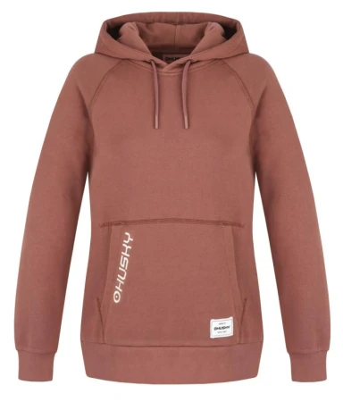 Husky Buggy L brown dámská bavlněná mikina